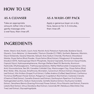 EQQUALBERRY Purple Rice Pore Purifying Pack Cleanser - Dual-Use Clay Mask & Foam Cleanser | Deep Cleansing for Pore Care & Skin Prep | AHA+BHA+PHA