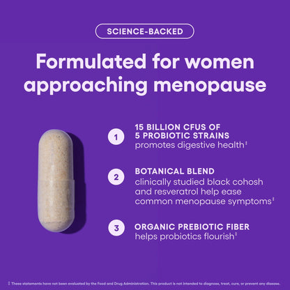 Physician's CHOICE Menopause Support + Digestive Health Support Bundle - 60ct