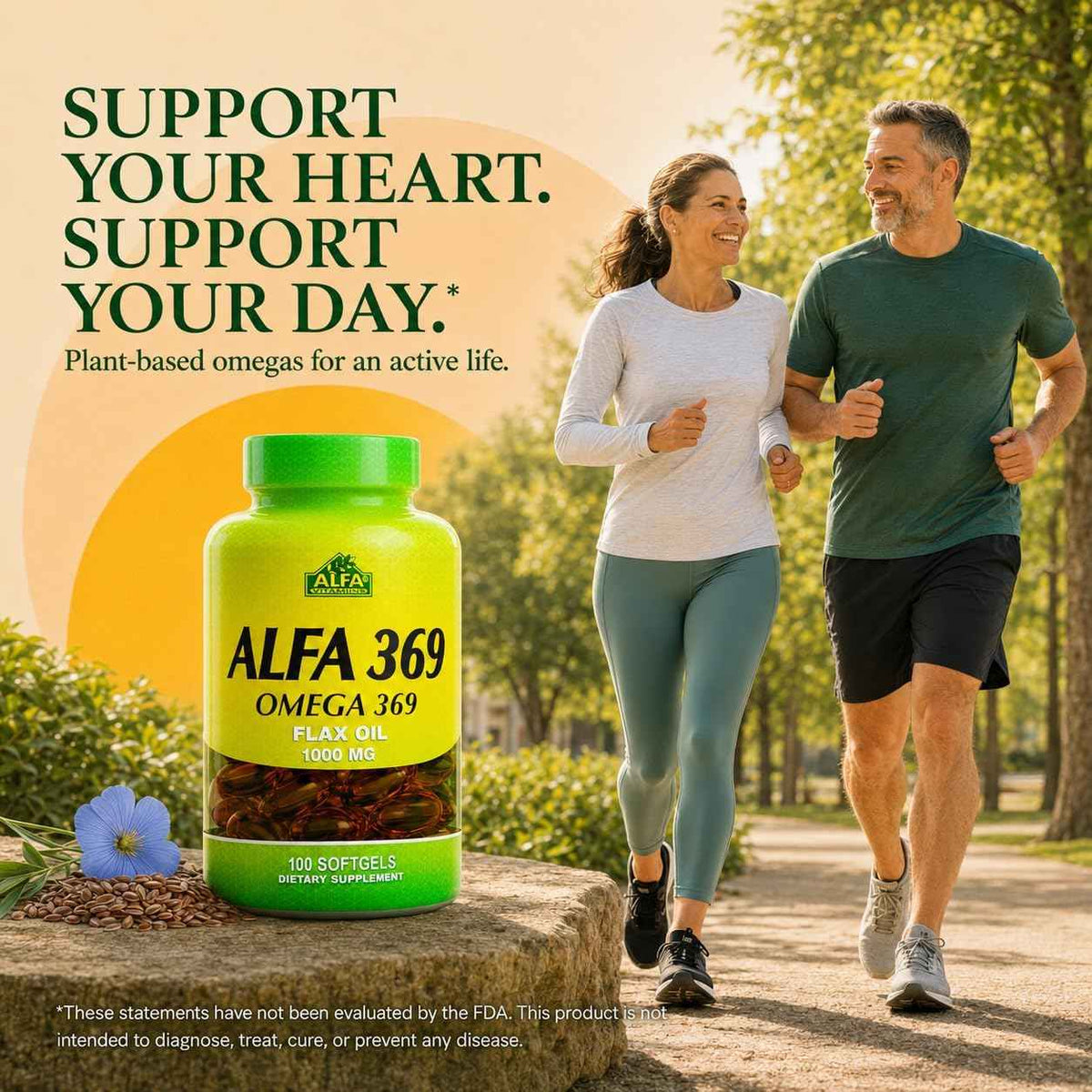 Alfa Vitamins Alfa 3-6-9 1000 Mg Nutrition Supplement, 100 Count