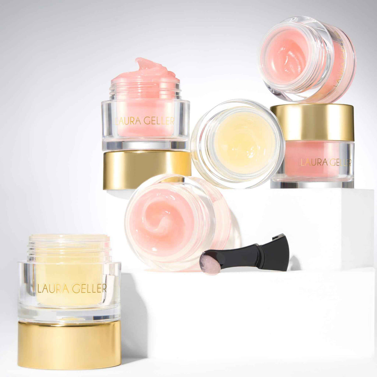 LAURA GELLER NEW YORK Hydrating Lip Mask - Deep Moisture Lip Treatment for Dry, Chapped Lips with Jojoba Oil & Shea Butter - Includes Applicator - Lavender