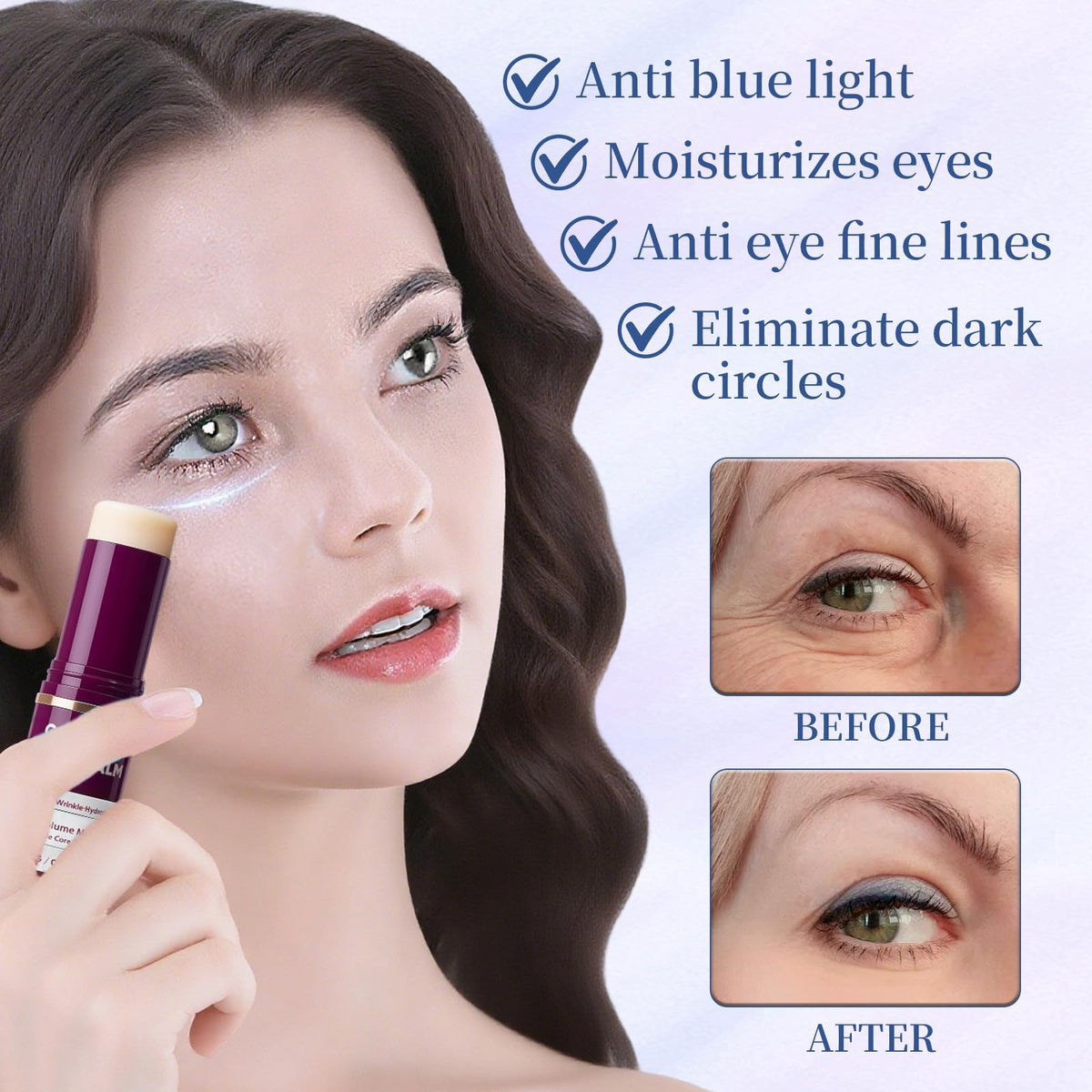 Calcium Volume Multi Balm - Korean Collagen Moisturizing Stick (2 Pcs)