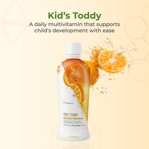 Youngevity Kid's Toddy™ - Mega Multivitamin for Kids & Children Age 2+ - 14 Vitamins, 10 Minerals, Phytonutrient Blend - Highly Absorbable - Great Tasting Orange 32 Fl Oz (Pack of 2) YoungevityBuy Supplements Australia