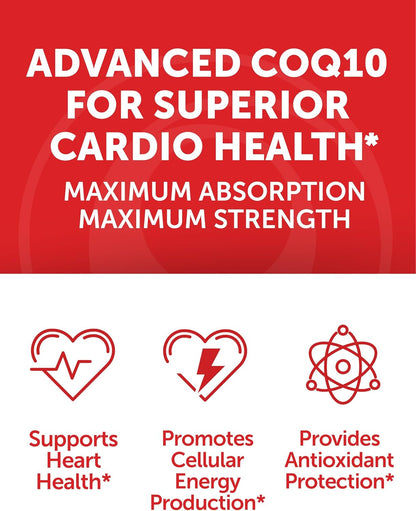 Lunakai USA Made CoQ10 Gummies for Adults - 200mg High Potency Coenzyme Q10 Supplement for Daily Heart, Energy & Antioxidant Support for Women & Men, Non-GMO, 60ct