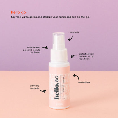 The Hello Starter Pack (Double Box XS/SM + 3-Pack Liners + Spray) 1 ea