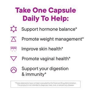 Daily Nouri Hormone Balance Probiotics for Women | Hormone Balance for Women | PMS, Hormonal Acne, & Bloating Support | 7 Clinically Studied Strains + Omega | 30-Day Supply Daily Nouri buy supplements Au