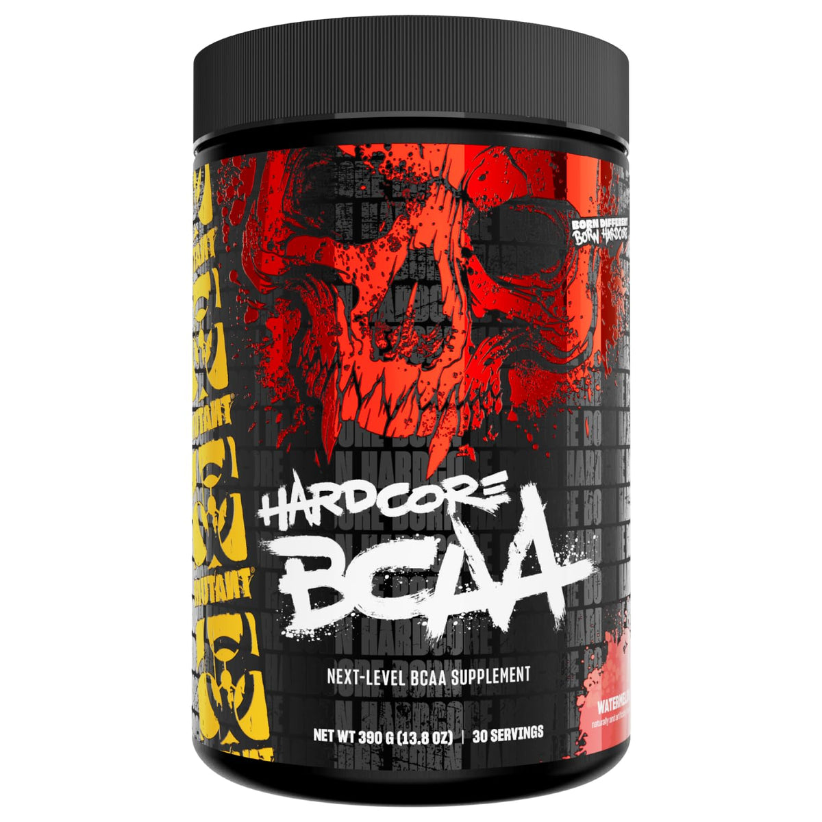 Mutant Hardcore BCAA - Pre, Intra or Post Workout - BCAA Next Level branched-Chain Amino Acids Supplement - Hydration + Recovery - 30 Serving - Blue Raspberry