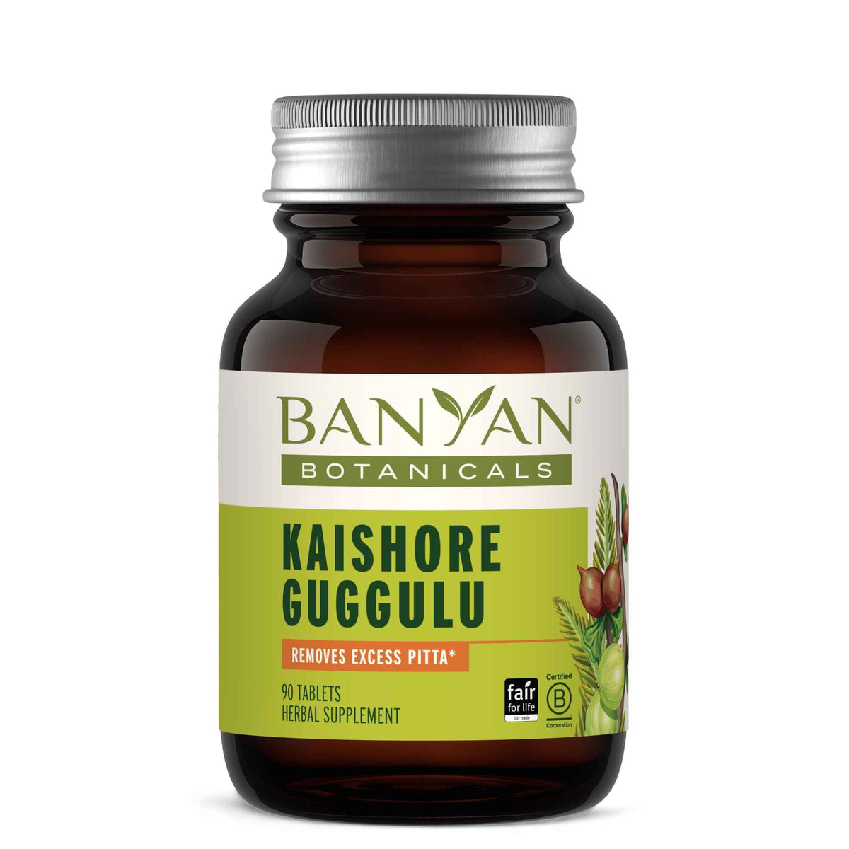 Banyan Botanicals Kaishore Guggulu - Organic Joint Support Supplement - Traditional Blend that Supports Healthy Joints, Muscles, and Connective Tissue* - 90 tablets - Non-GMO Sustainably Sourced Vegan
