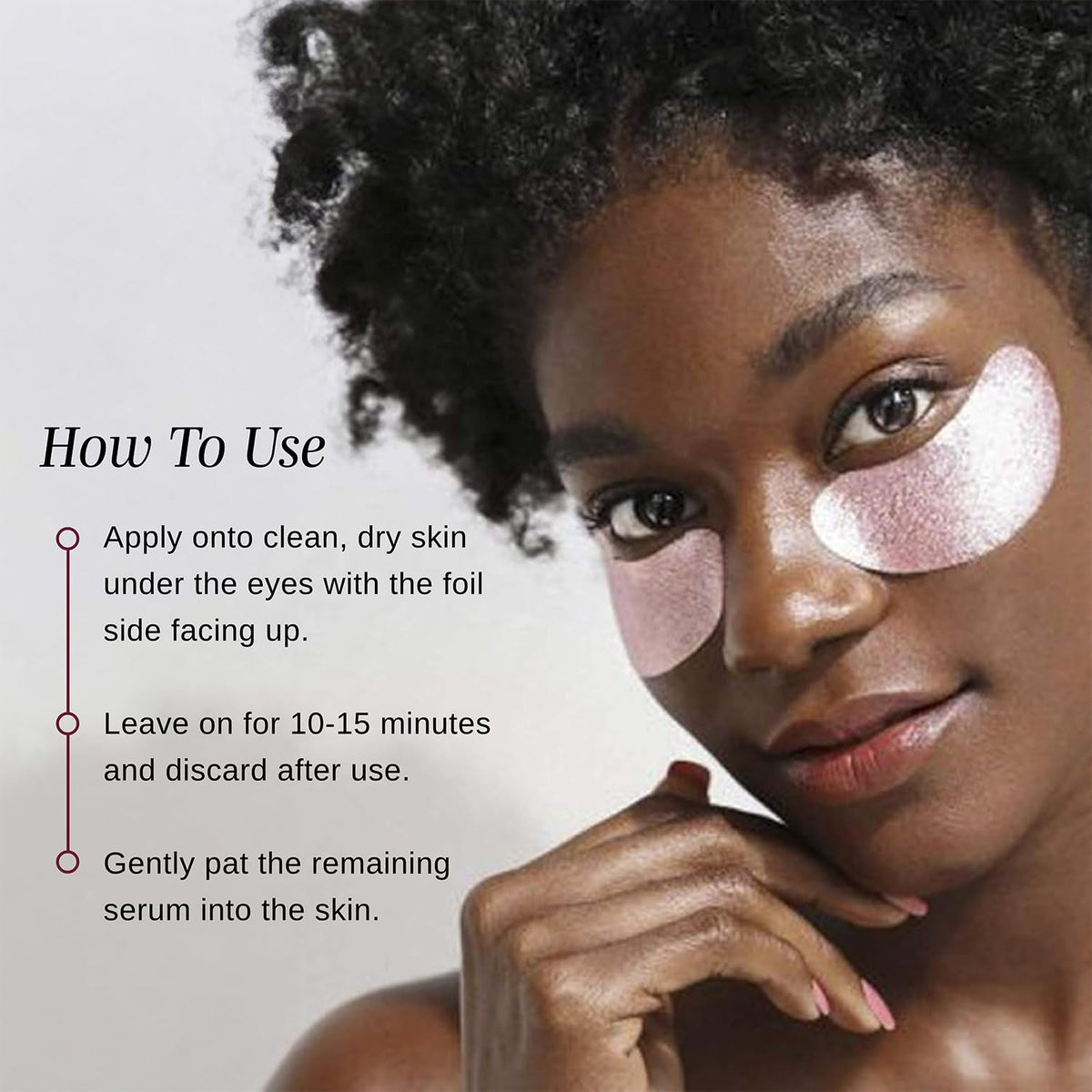 Wander Beauty Baggage Claim Eye Masks - Rose Gold & Gold Foil (2 Pack)