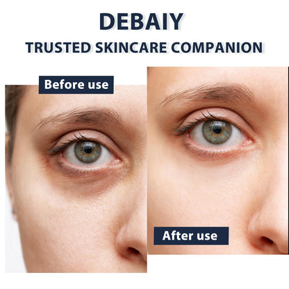 DEBAIY 3% Caffeine Eye Cream for Dark Circles & Puffiness – Anti-Aging Under Eye Treatment for Bags, Night Repair Eye Cream (3 Pack)