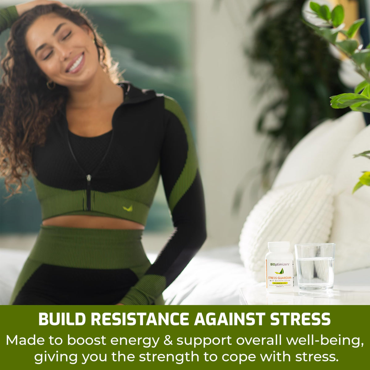 BIOptimizers Stress Guardian - Stress Relief Capsule - Rest Support Management - 90 Capsules