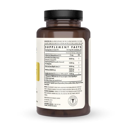 Spike Support - Nattokinase, Dandelion Root, Black Seed, Daily Detox, 120ct