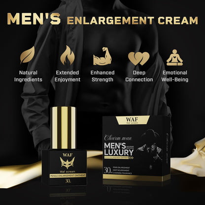 Male Enhancement Extra Strength Massage Grow Cream – Luxurious Men's Power Re-Vitalize Massage Enlargement Gel with Natural Oil for Increase Size, Huge Thickness, Strength and Prolonged Performance