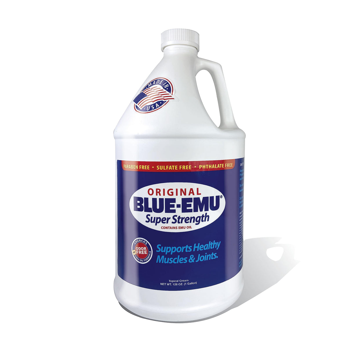 BLUE-EMU Original Super Strength Cream, Soothing Muscle & Joint Support, 1 Gallon