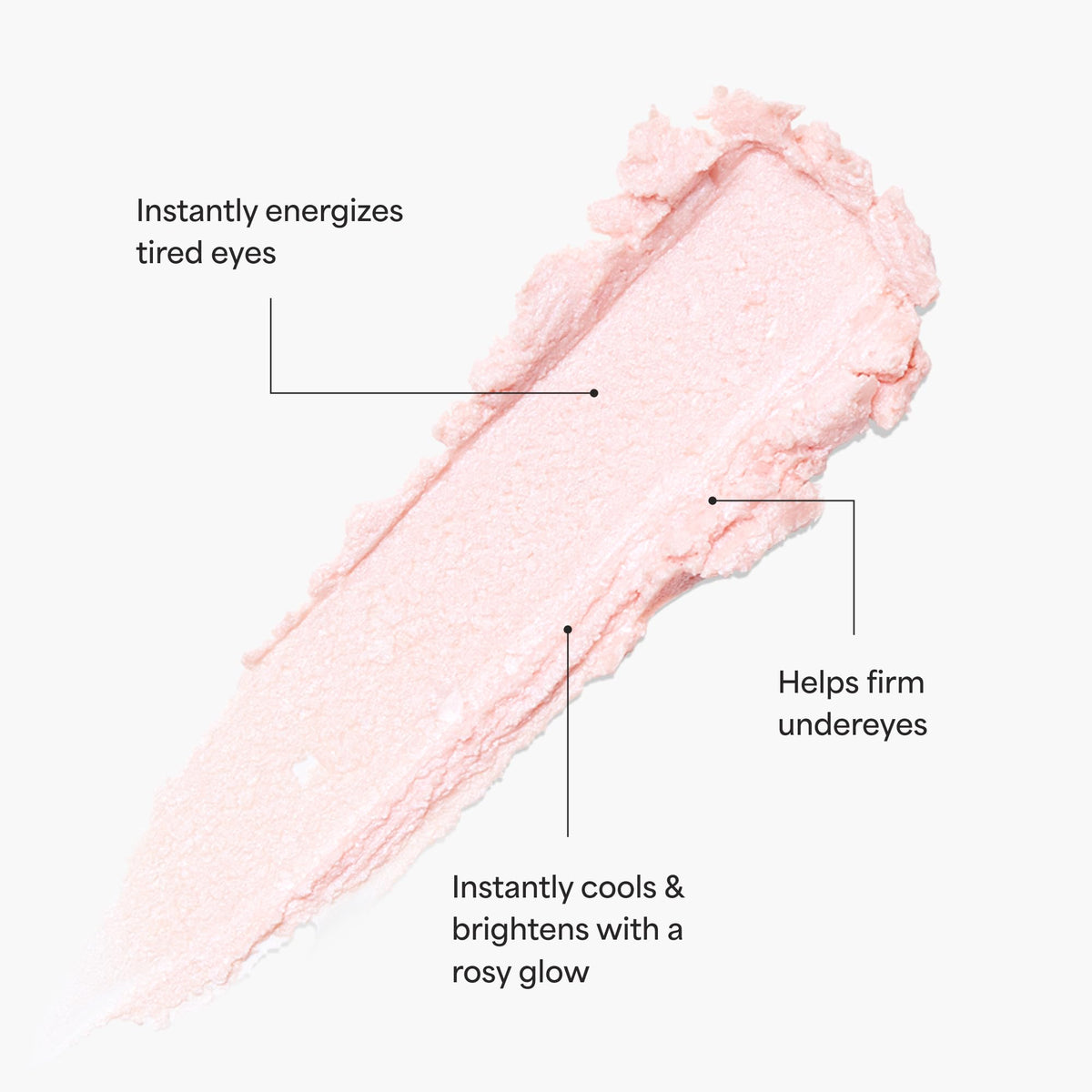 TULA Skin Care ‘Spresso Energizing Eye Balm (Rose Glow) - 10g (0.35 oz) - Rosy Caffeine Eye Stick for Brightening & Dark Circles