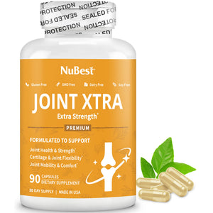 NuBest Joint Xtra - Joint Support Supplement | Joint Health Formula with Triple Joint Strength - Glucosamine, Chondroitin, Turmeric, MSM | 1 Month Supply NuBestBuy Supplements Australia