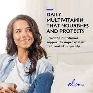 Elon Matrix 5000 Complete Multivitamin - Skin, Hair and Nail Growth Vitamins - Healthy Hair Growth Vitamins for Women & Men