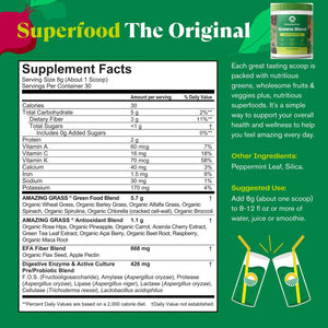Amazing Grass Greens Blend Superfood: Super Greens Powder Smoothie Mix for Boost Energy, 30 Servings & Nature Fuel Power Beets Powder, Beet Root Powder, Support Natural Energy, 30 Servings