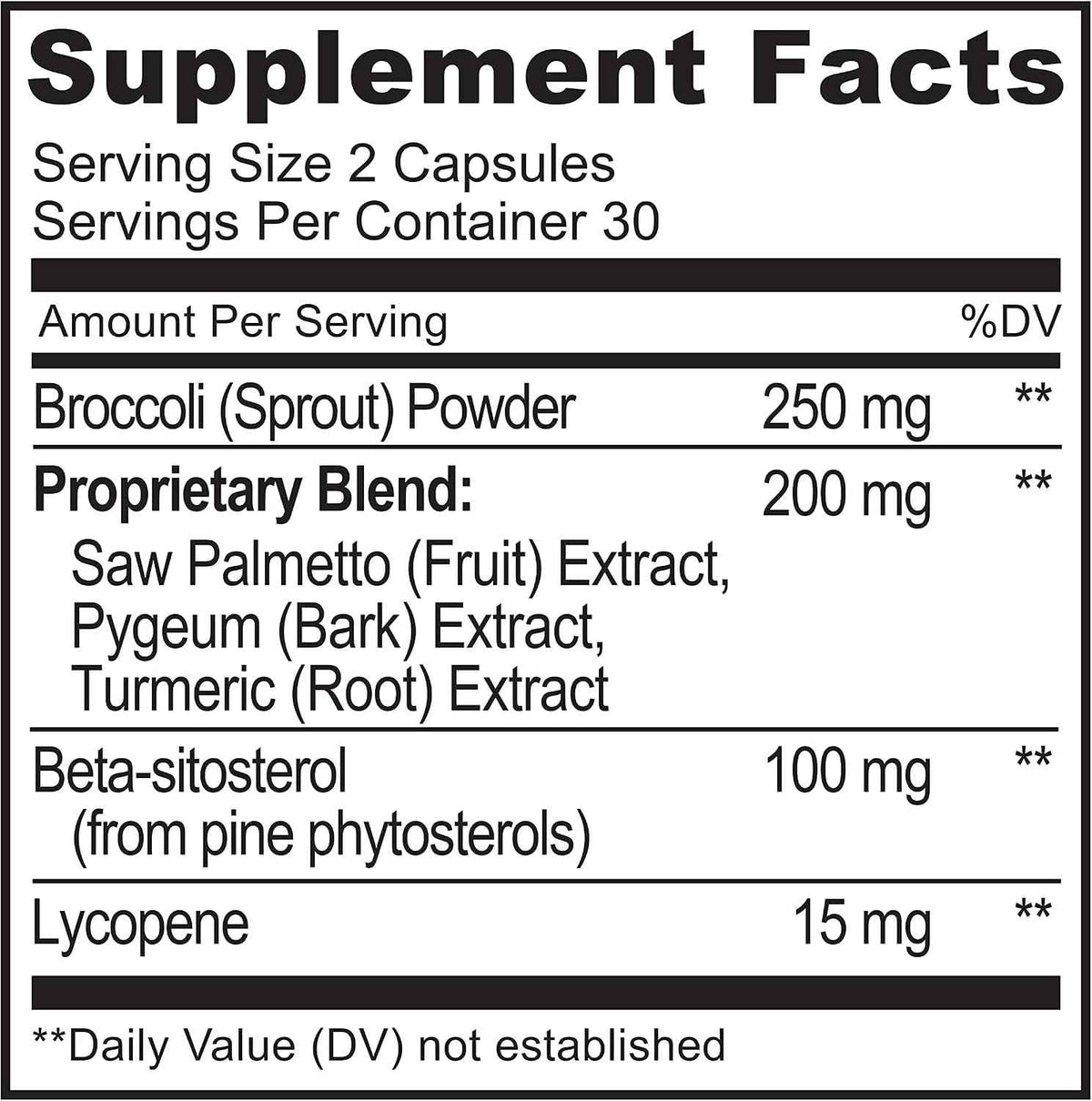 NATURELO Prostate & Urinary Health, Comprehensive Formula with Saw Palmetto, Pygeum, Tumeric, Plant Sterols, Broccoli and Lycopene, 60 Vegetarian Capsules