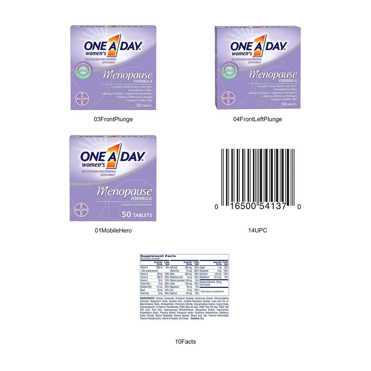 One A Day 1-A-Day Tabs Women's Meno Supp