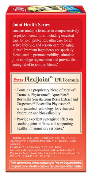 CATALO Extra FlexiJoint IFR Formula – with Meriva Turmeric Phytosome, ApresFlex & Casperome Boswellia – 60 Capsules CATALOBuy Supplements Australia