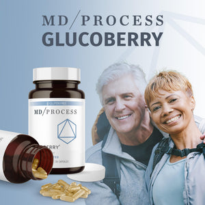 MD Process GlucoBerry Maqui Berry Extract with Chromium Picolinate for Blood Health Support - with Biotin and Gymnema Sylvestre - Doctor Formulated - 30 Capsules MD ProcessBuy Supplements Australia