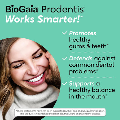 BioGaia Prodentis Oral Probiotic Drops for Teeth & Gums and Bad Breath - Dental Hygienist-Recommended - Promotes Healthy Gums & Improves Oral Health - Fights Bad Breath - Dental Probiotic 5mL