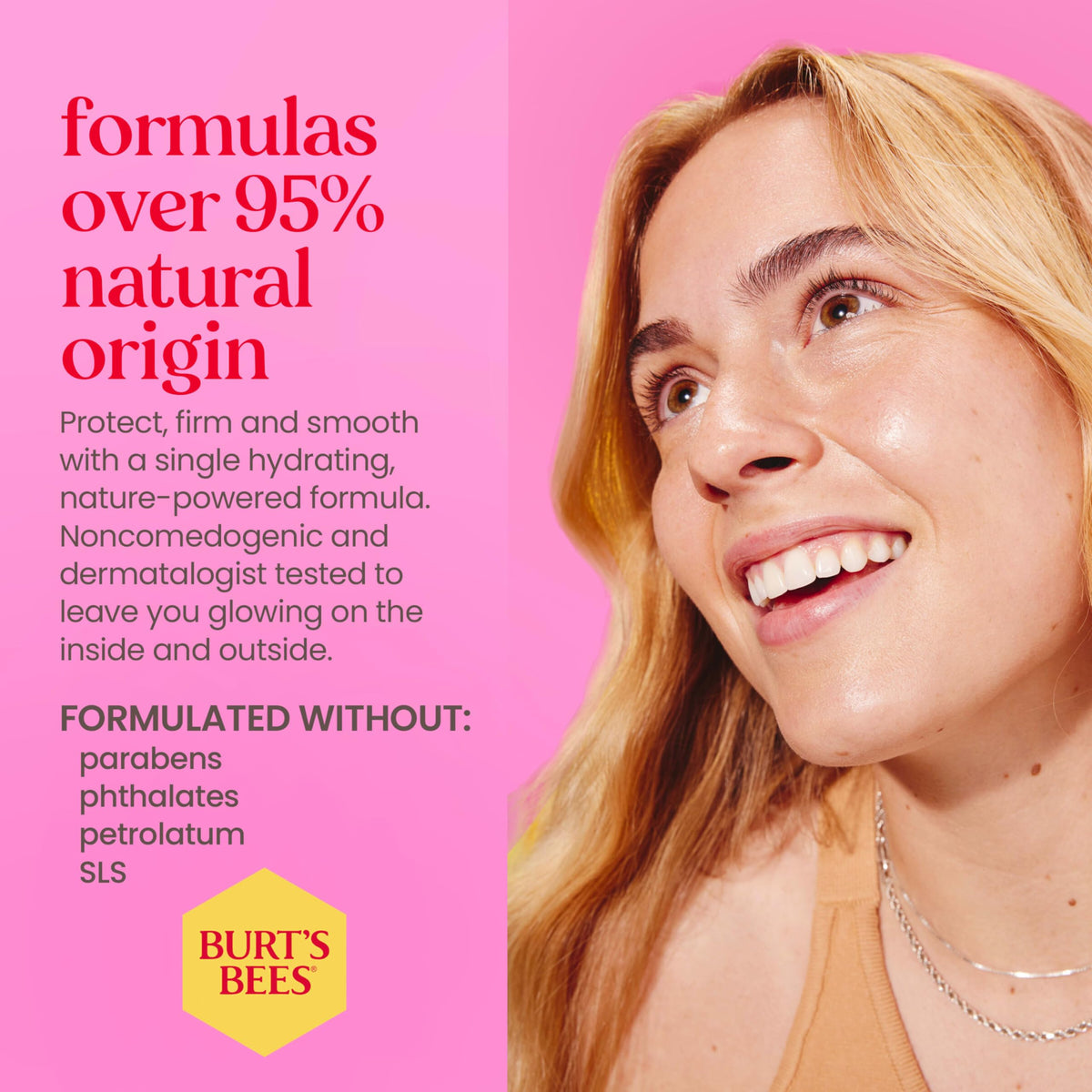 Burt's Bees Renewal SPF 30 Firming Day Face Lotion (1.8 oz) - Natural Retinol Alternative (Bakuchiol) Sunscreen