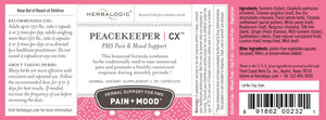 Herbalogic - Peacekeeper CX Herb Capsules - Reduces PMS Related Mood Swings - Reduces Cramps & Pain Associated with Monthly Periods - Contains Turmeric & Corydalis - 30 Cap Count HerbalogicBuy Supplements Australia