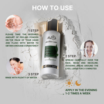 MyIDi Enzyme Exfoliating Cleanser – Powder-to-Foam Facial Wash (60g)
