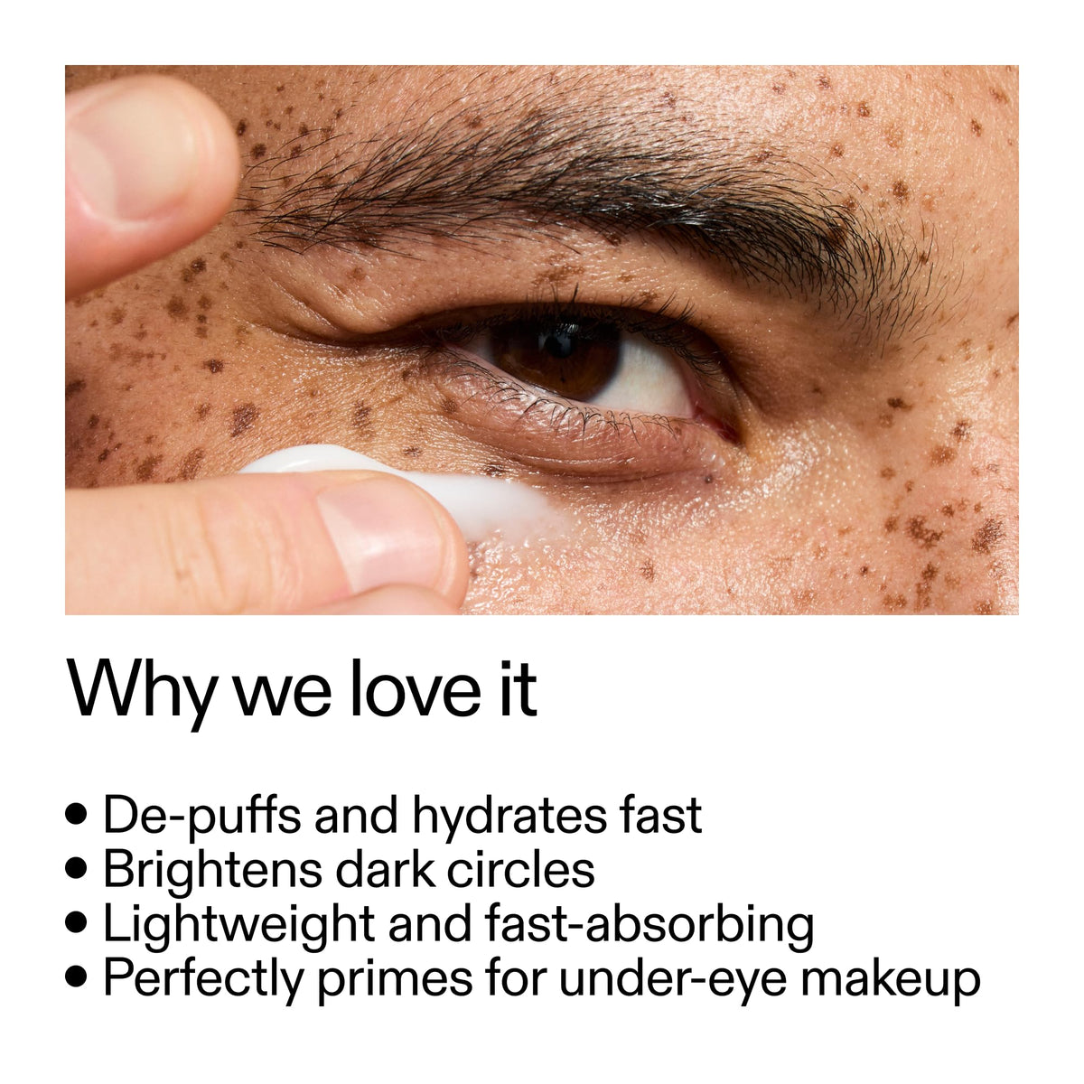 The INKEY List Caffeine Eye Cream (0.5 fl oz) - Anti-Puffiness & Dark Circle Treatment with Peptides