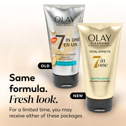 Olay Total Effects Revitalizing Foaming Facial Cleanser, 5.0 fl oz (pack of 3)