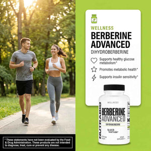 NutraBio Berberine Advanced Supplement (Dihydroberberine), 200 mg - Provides Advanced Absorption Carbohydrate Tolerance Support, 60 Caps