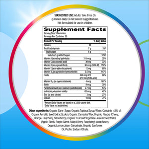 Centrum Men's Organic Multigummies, Men's Multivitamin Gummies, Organic Multivitamin for Men with Essential Nutrients Centrum