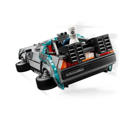 LEGO Speed Champions Time Machine from Back to The Future Building Toy for Kids - Pretend Play & Display Car Toy W/ 2 Build Modes for Boys & Girls, Ages 9+ - Gift for Birthdays - 77256
