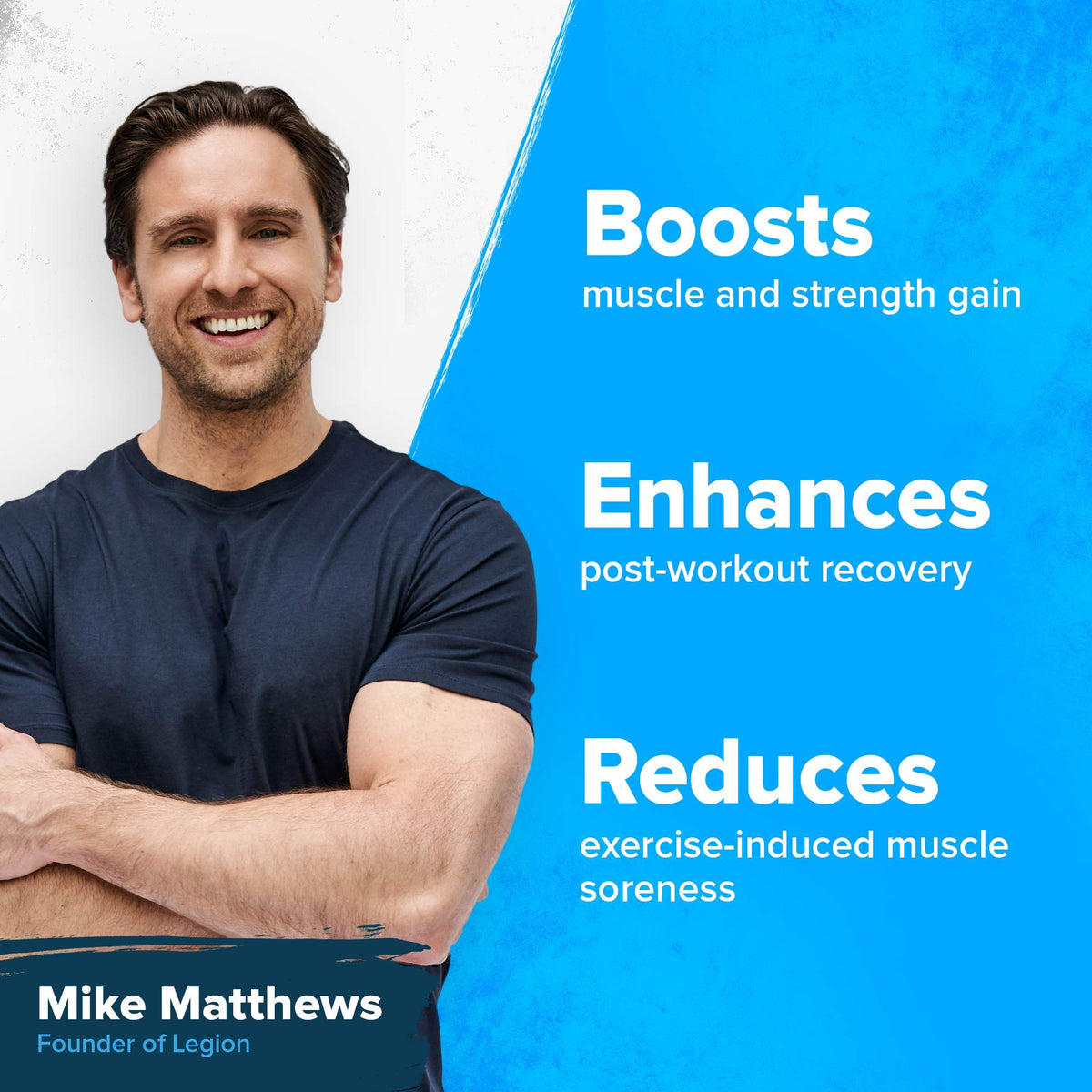 Legion Recharge Post Workout Supplement - All Natural Muscle Builder & Recovery Drink