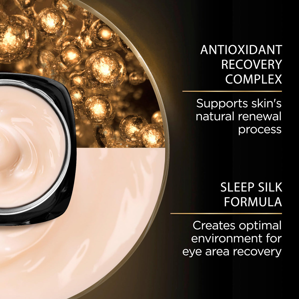 L’Oreal Paris Age Perfect Cell Renewal Midnight Eye Cream - Antioxidant Recovery Complex for 8 Signs of Aging (0.5 oz + Night Cream Sample)