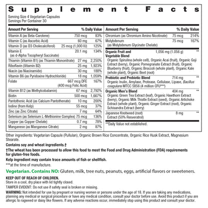 Rainbow Light Multivitamin for Men | 120 Capsules
