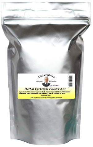 Christophers Original Formulas Herbal Eyebright Powder 4 OZ Christopher's Original FormulasBuy Supplements Australia
