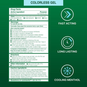 Biofreeze Pain Relief Gel for Knee, Neck, Hip, Joint, Shoulder, & Simple Backache, Arthritis Pain Reliever, Sore Muscle Relief, Colorless Menthol Gel 4 Fl Oz (Pack of 3) BiofreezeBuy Supplements Australia