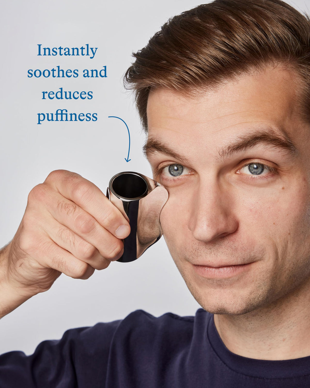 Harry's Cooling Eye Kit for Men – Gua Sha Depuffing Facial Massage Tool with 2 Cooling Eye Sticks for Dark Circles & Puffiness