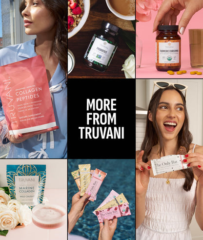 Truvani Organic Plant Based Protein Powder - Strawberry - 10 Servings - Vegan - 20g Pea Protein - Single Serving Travel Packets - Keto - Gluten & Dairy Free - Low Carb