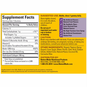 Nature Made Collagen Gummies with Vitamin C, Zinc, Biotin, Hydrolyzed Collagen Peptides for Women and Men, Healthy Skin Support Supplement, 60 Gummies, 60 Day Supply Nature Made buy supplements Au