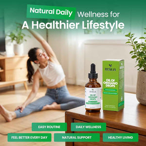 Resilia Premium Oregano Oil Drops - High Potency 34mg Per Serving - Herbal Antioxidant Formula for Immune Support - Non-GMO, Easy-to-Use Liquid Supplement, 60ml
