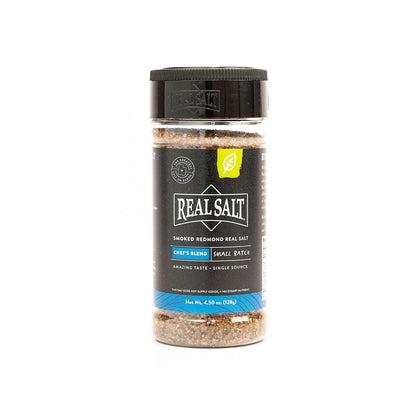 Smoked Redmond Real Salt - Natural Unrefined Gluten Free, Gift Set