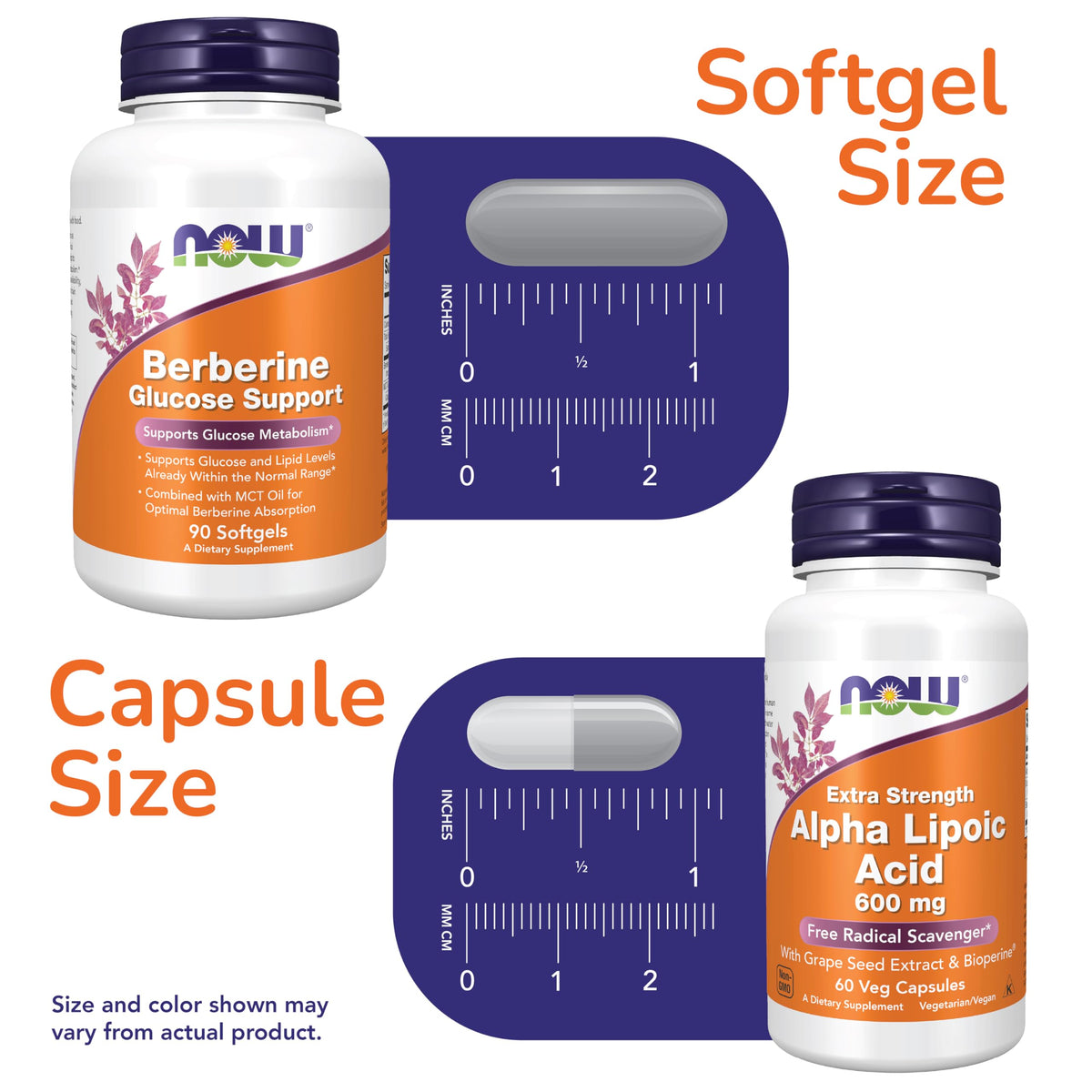 Now Foods Glucose & Metabolic Support Bundle* - Berberine + ALA Supplements