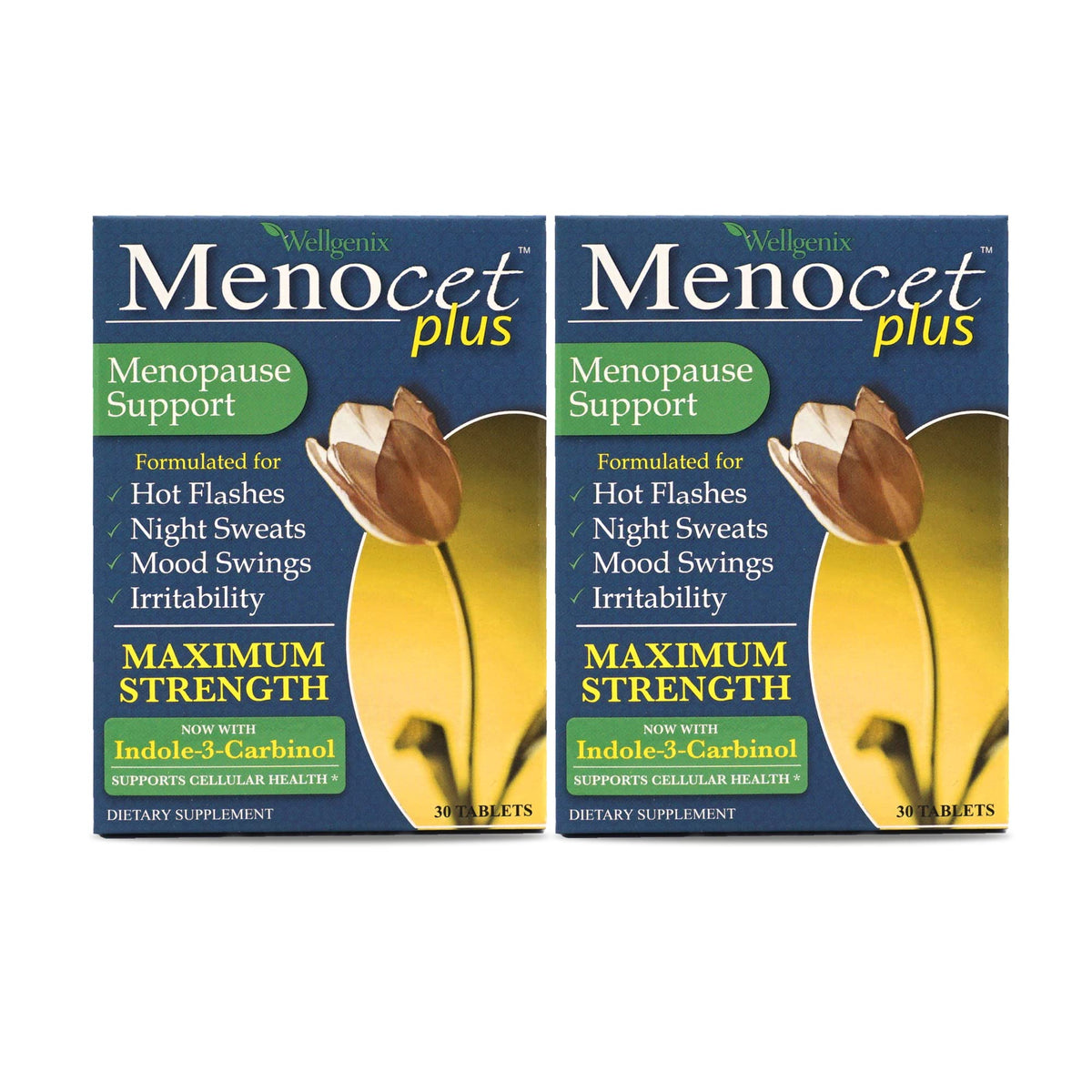 Wellgenix Menocet Plus Menopause Support - All-in-One Menopause Supplement - Daily Relief Feminine