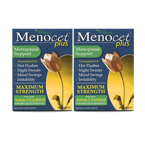 Wellgenix Menocet Plus Menopause Support - All-in-One Menopause Supplement - Daily Relief Feminine