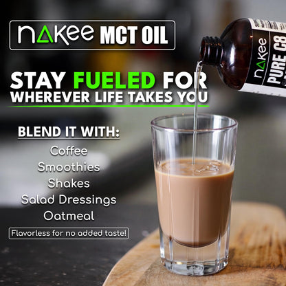Nakee Butter C8 MCT Oil 3.4 oz.