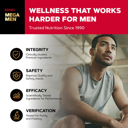 GNC Mega Men Sport Multivitamin for Men | Performance, Muscle Function, and General Health | 180 Count