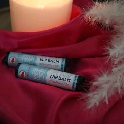 Sensuva Nip Zip Ice Cube Nipple Balm .15 oz Tube (Strawberry Mint)